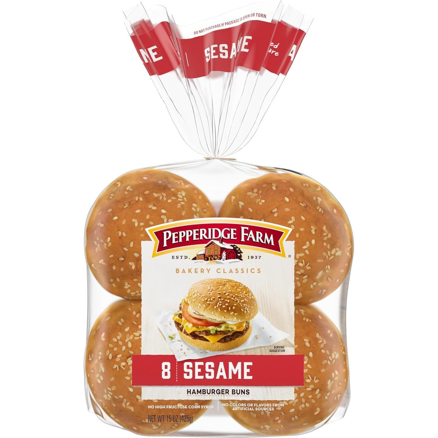 Peppridgefarm hamburger bread